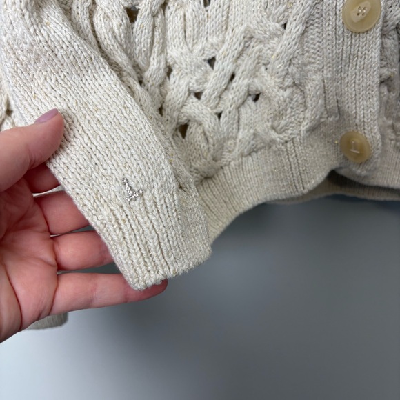 Lafayette 148 Cloud Linen & Cotton Infinity Cable Knit - Picture 5 of 6